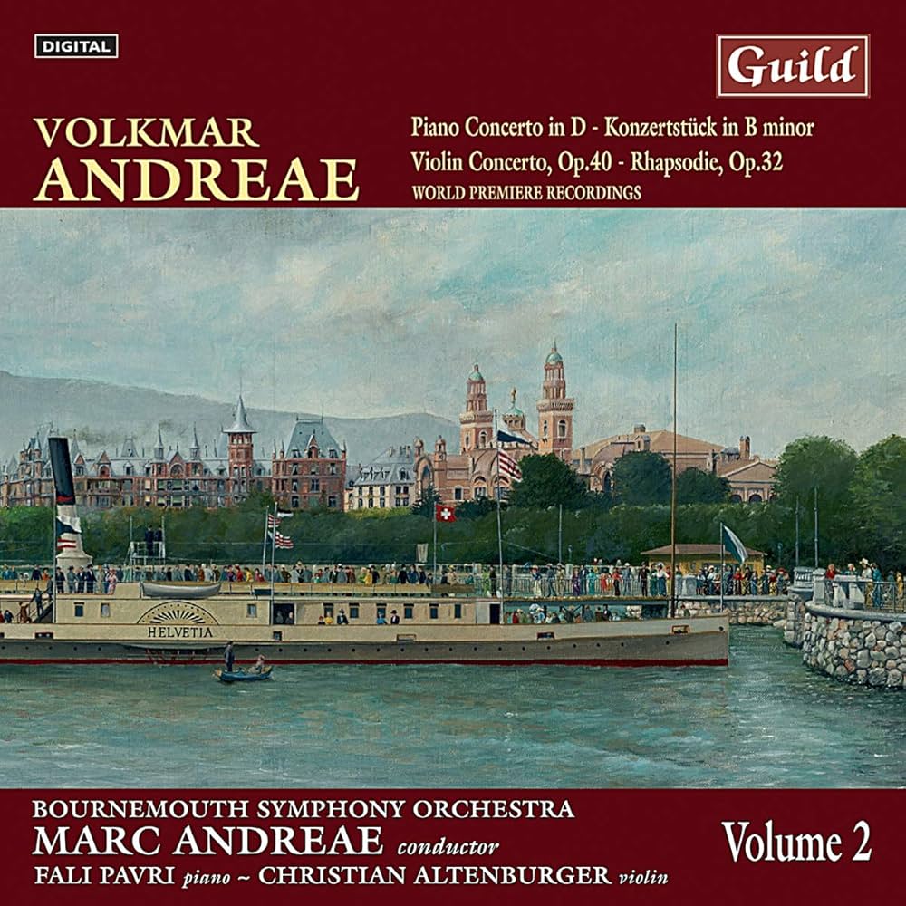 スイスCD Volkmar Andreae, Bournemouth Symphony Orchestra Symphony In F Major / Li-Tai-Pe / Concertino For Oboe &amp; Orchestra GMCD7400 G Volkmar Andrae, Marc Andreae, Volkmar Andreae, Marc Andreae